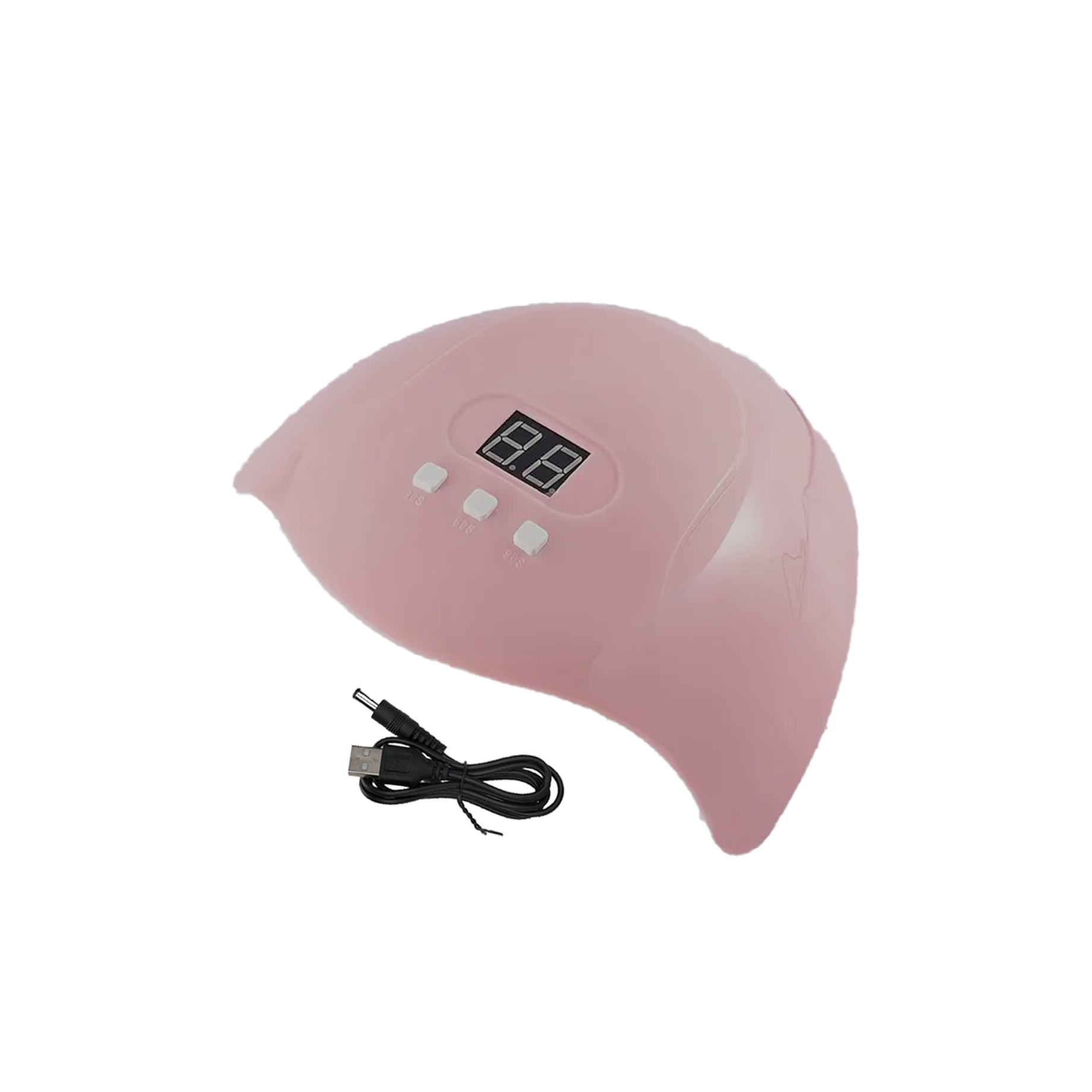 La lampe UV émet une lumière spécifique permettant la polymérisation des gels et vernis semi-permanents, garantissant une fixation optimale et une tenue prolongée