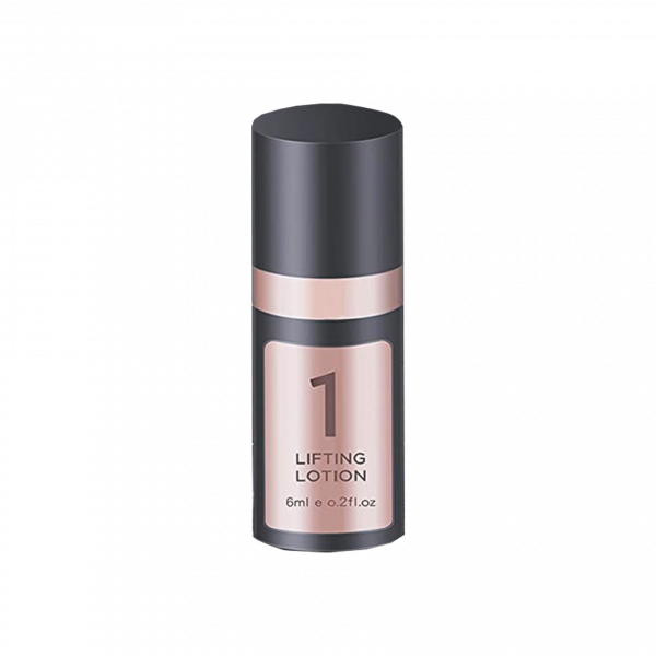 La lotion permanente est utilisé pour permettre au poil de prendre la courbure idéale.